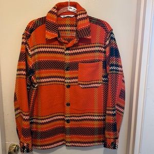 Zara men wool over shirt